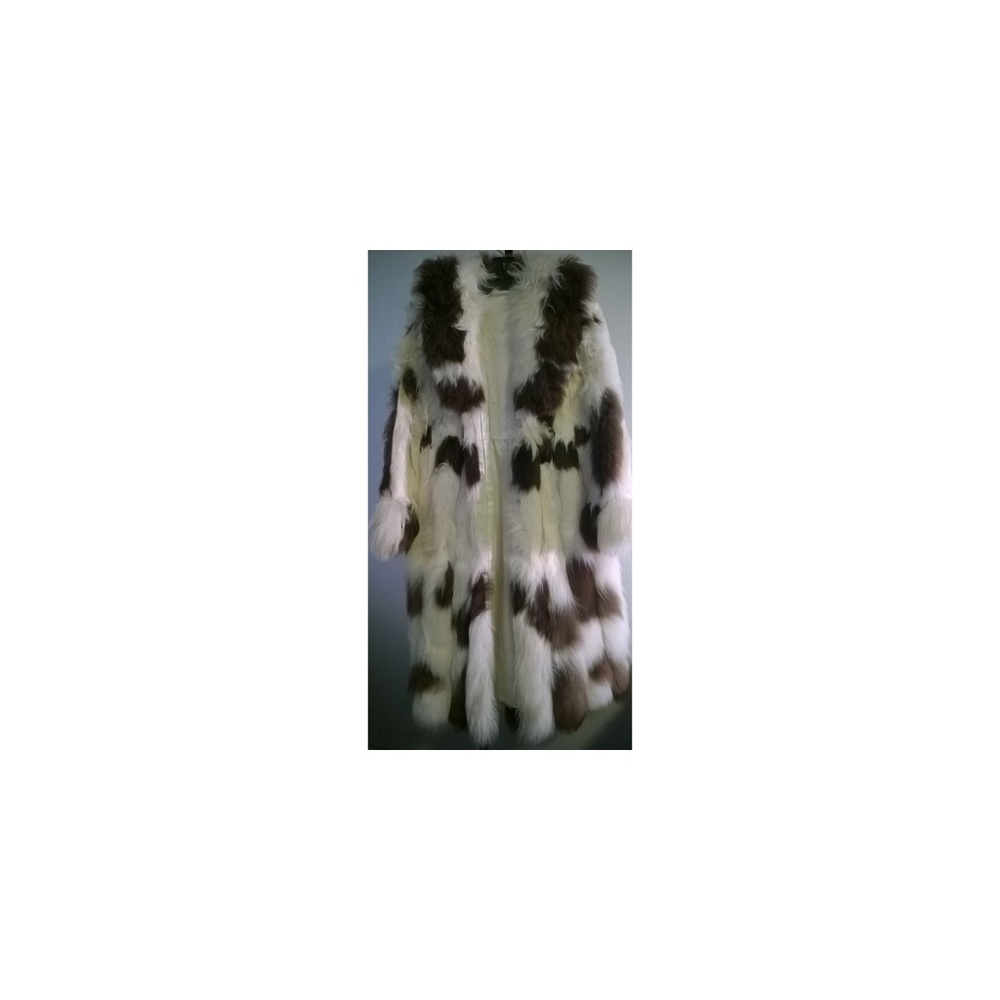 Alpaca Fur mid Length Princess seam coat